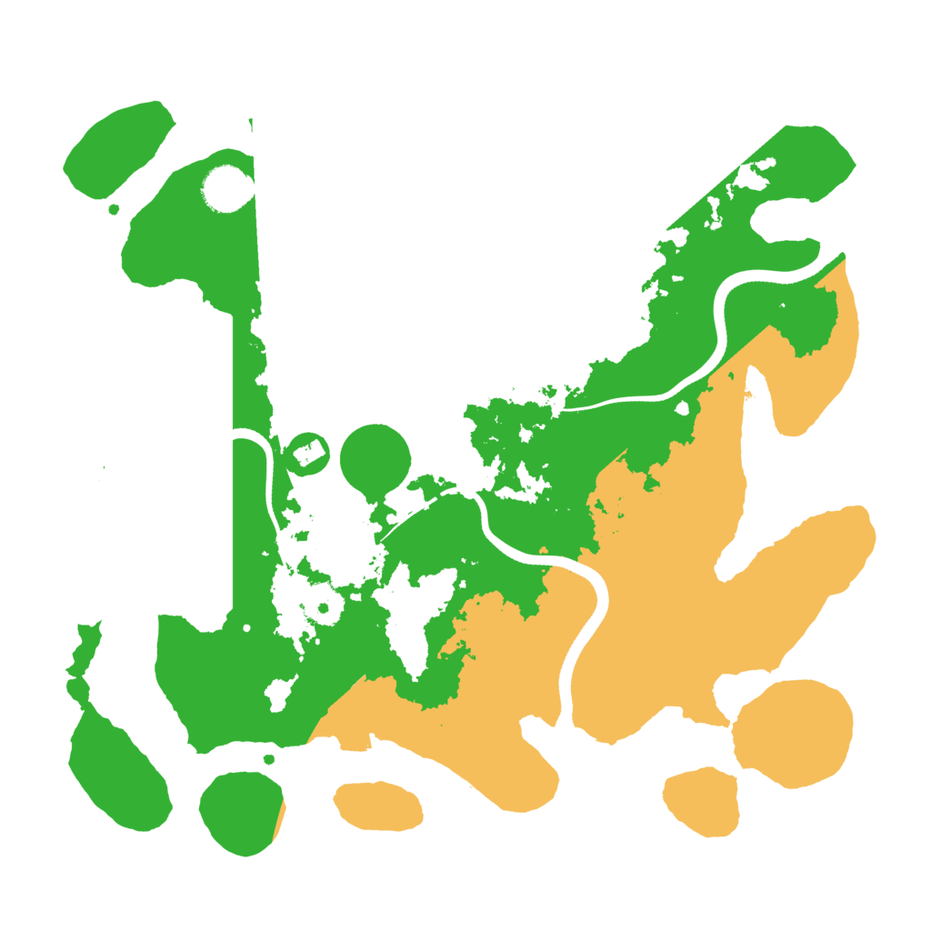 Biome Rust Map: Procedural Map, Size: 3500, Seed: 1096047107