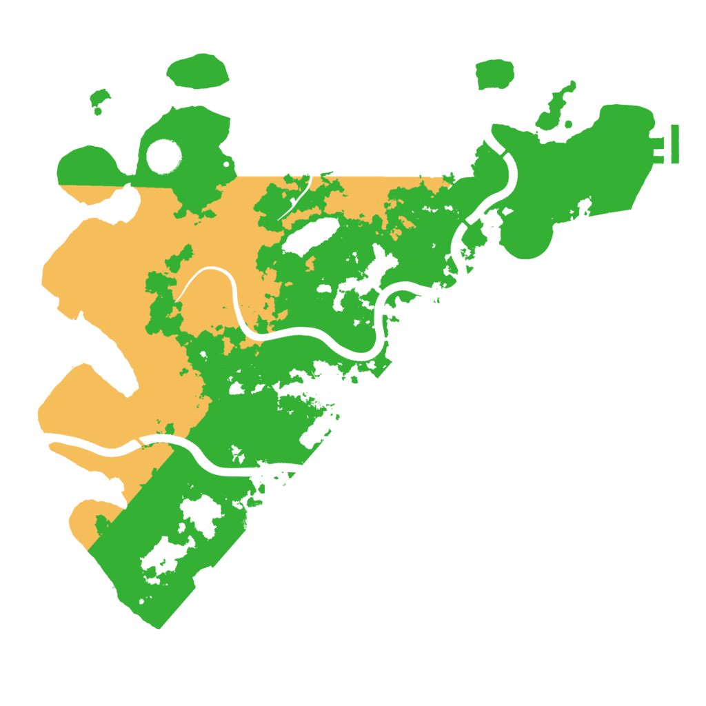 Biome Rust Map: Procedural Map, Size: 3650, Seed: 1777298