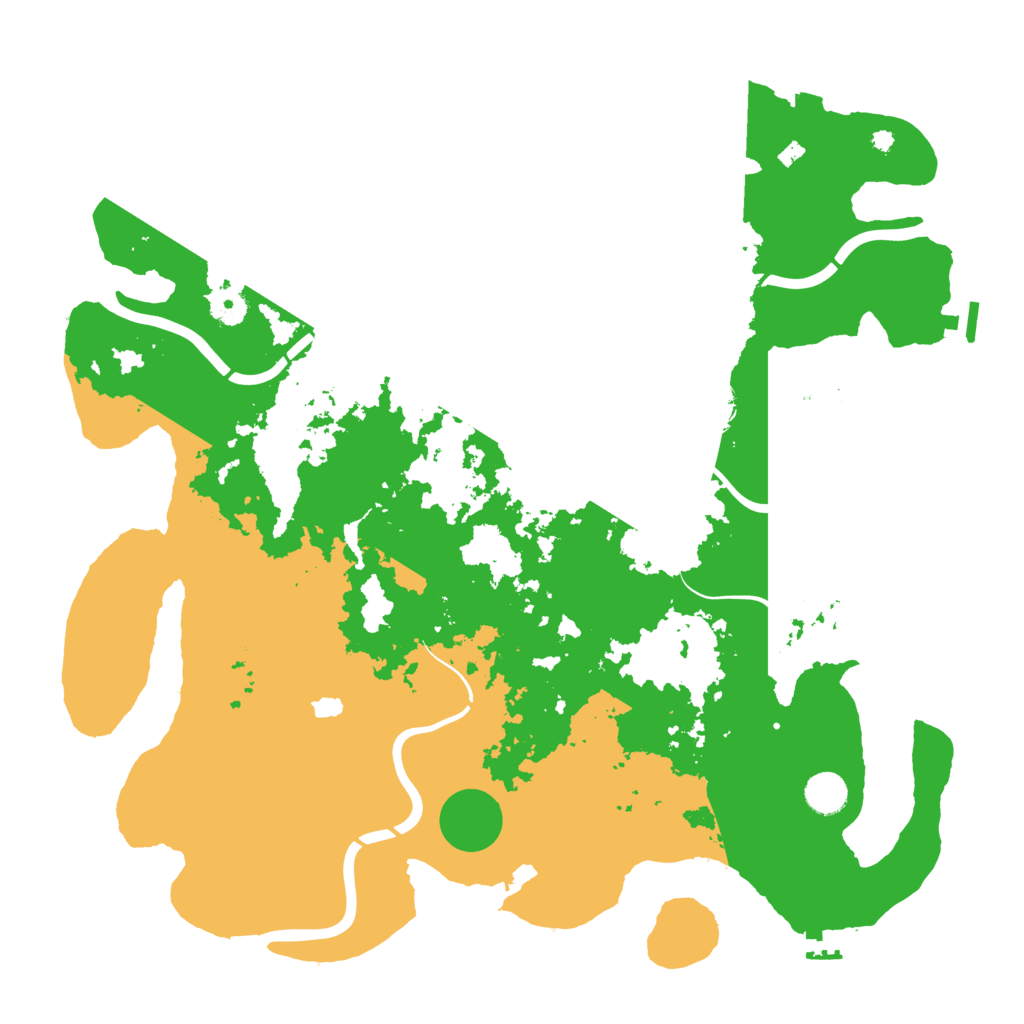 Biome Rust Map: Procedural Map, Size: 4300, Seed: 85812