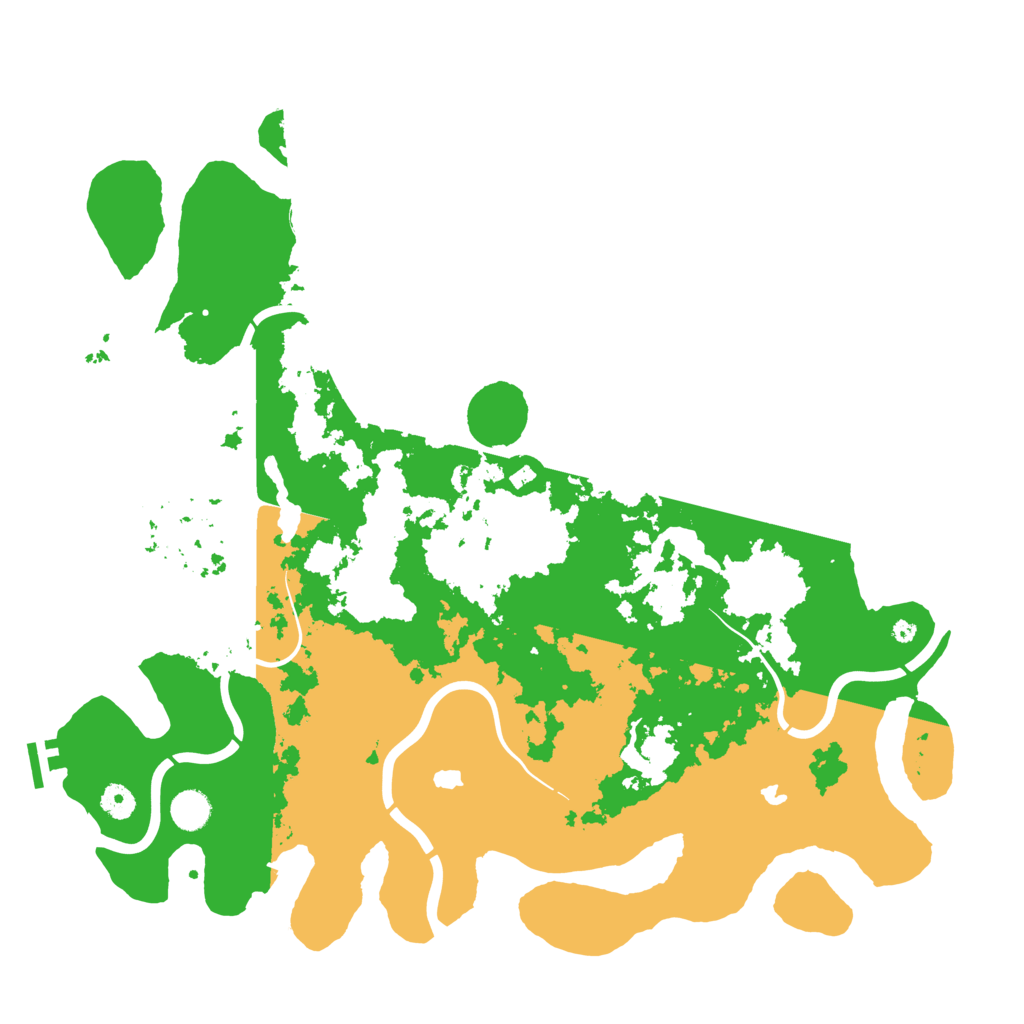 Biome Rust Map: Procedural Map, Size: 4500, Seed: 17722877