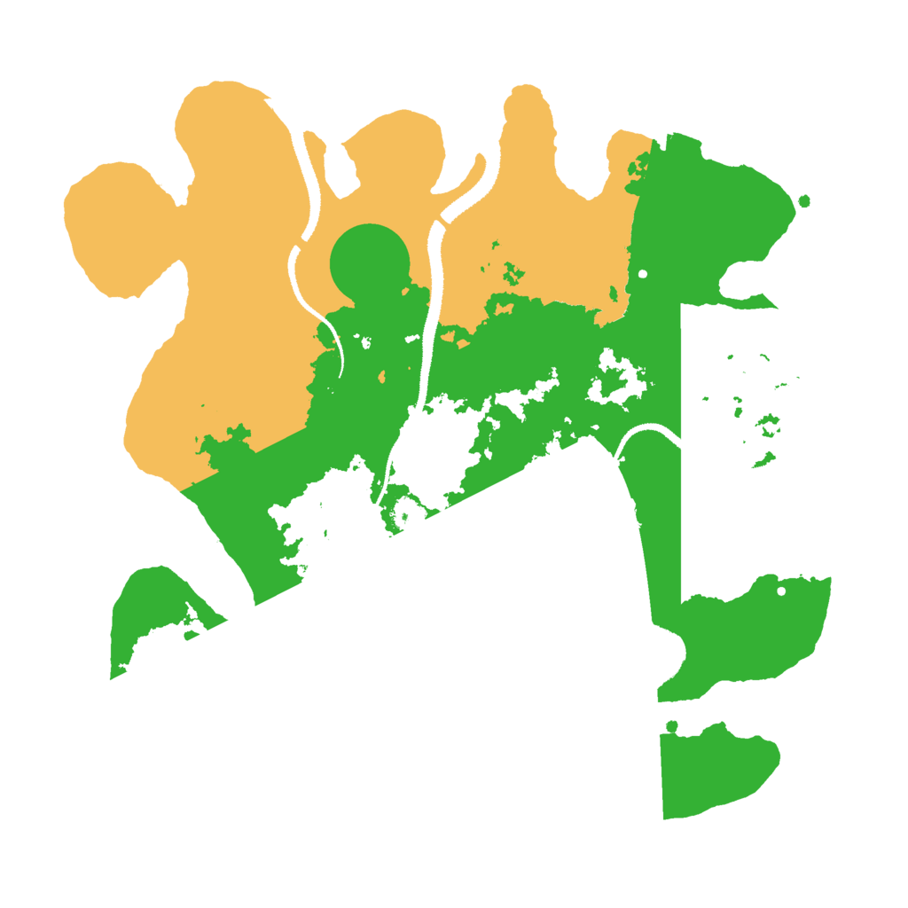 Biome Rust Map: Procedural Map, Size: 3000, Seed: 1157620799