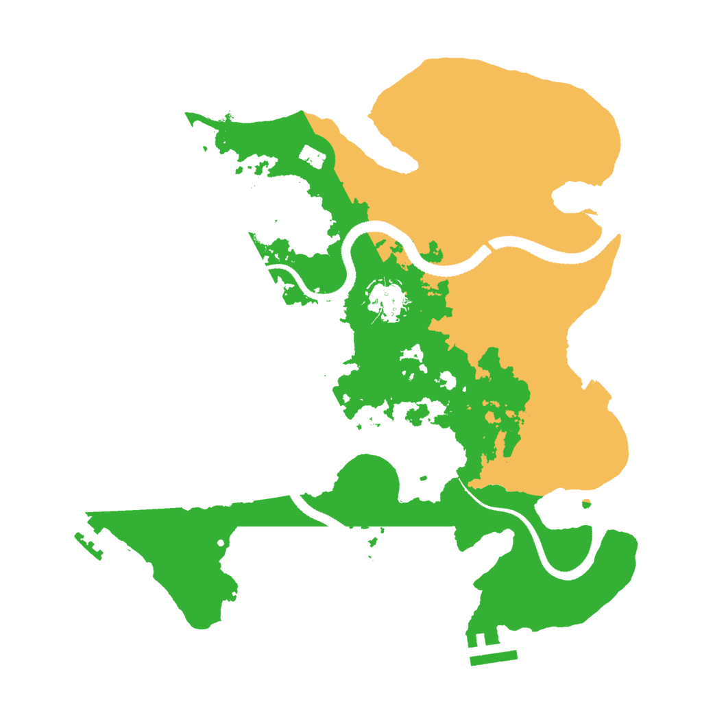 Biome Rust Map: Procedural Map, Size: 3000, Seed: 1668260370