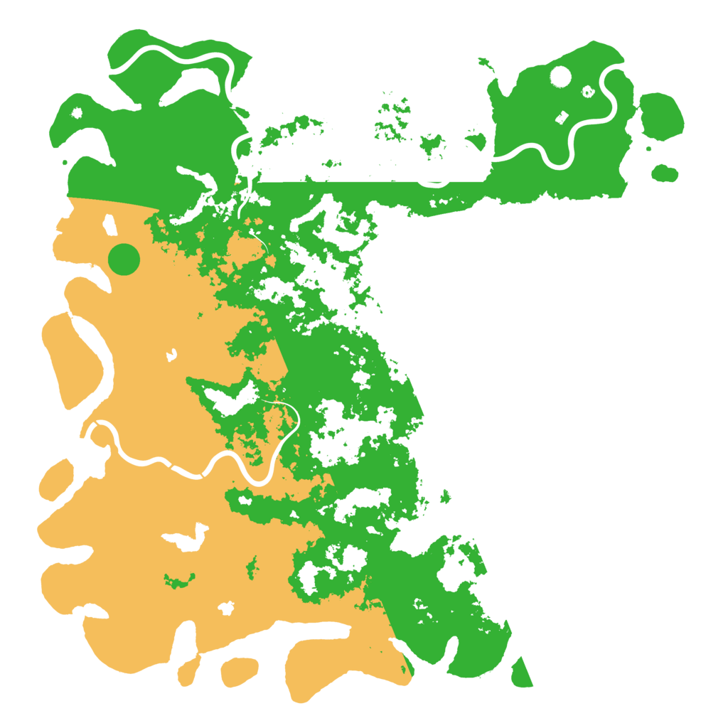 Biome Rust Map: Procedural Map, Size: 6000, Seed: 1566920546