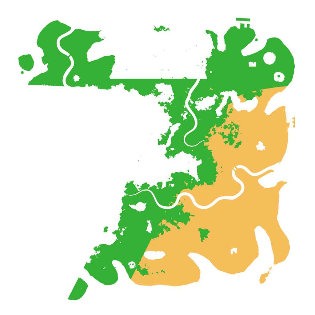 Biome Rust Map: Procedural Map, Size: 4500, Seed: 1699817128