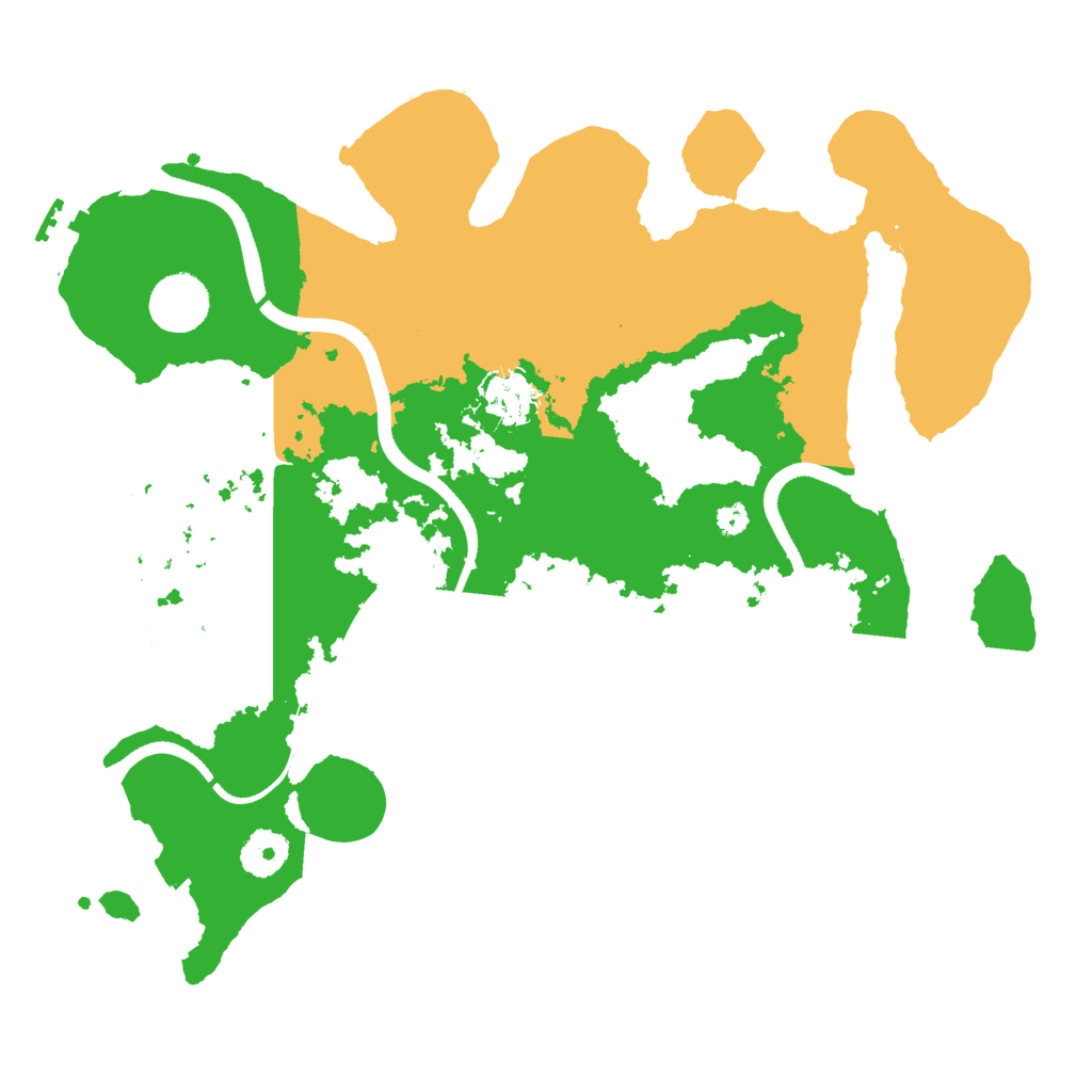 Biome Rust Map: Procedural Map, Size: 3500, Seed: 1462482773