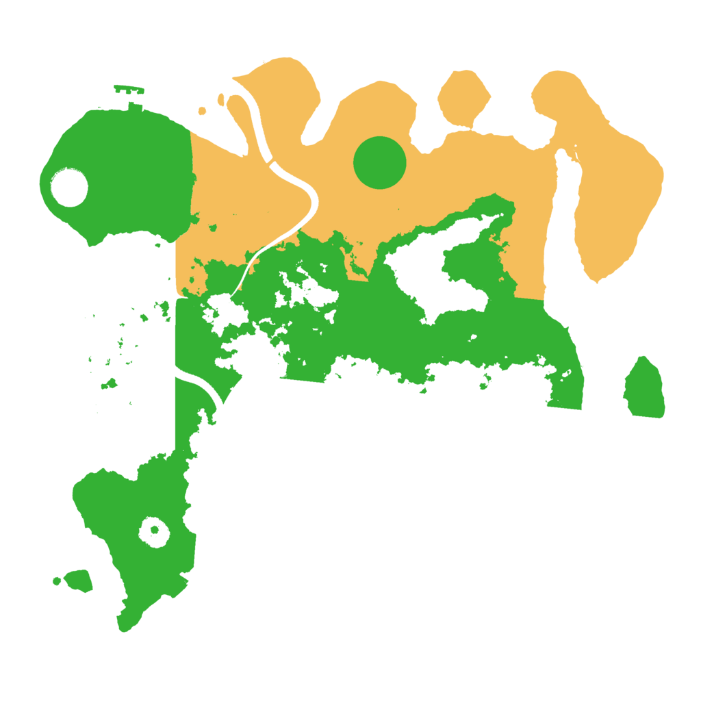 Biome Rust Map: Procedural Map, Size: 3500, Seed: 1462482773