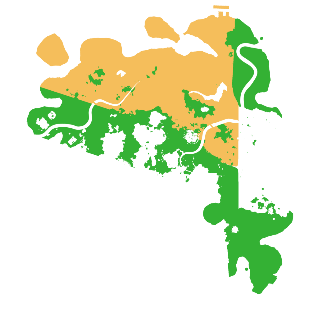 Biome Rust Map: Procedural Map, Size: 4096, Seed: 3000
