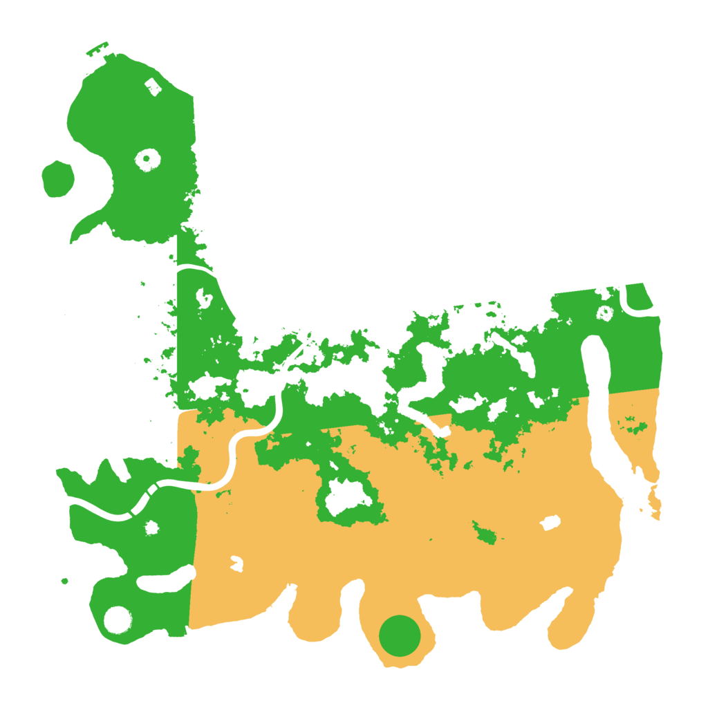Biome Rust Map: Procedural Map, Size: 4500, Seed: 478277400