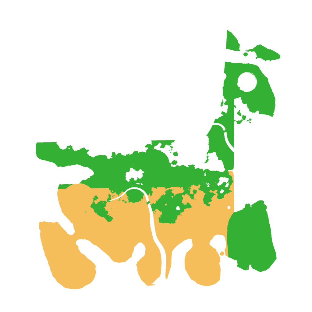 Biome Rust Map: Procedural Map, Size: 3000, Seed: 1086867858