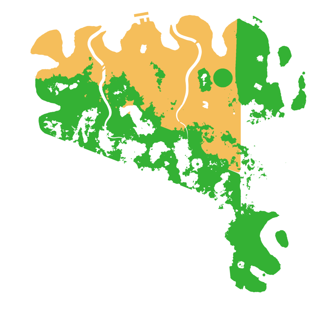 Biome Rust Map: Procedural Map, Size: 4500, Seed: 1283539610