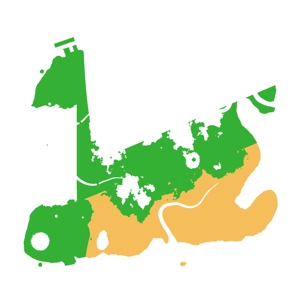 Biome Rust Map: Procedural Map, Size: 3000, Seed: 27992