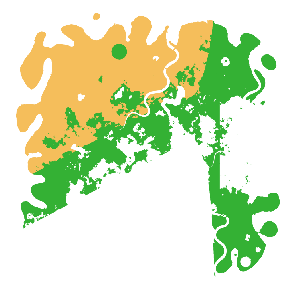 Biome Rust Map: Procedural Map, Size: 5000, Seed: 1285578552