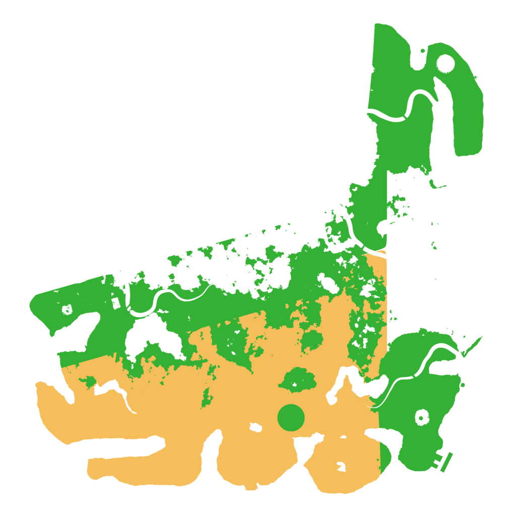 Biome Rust Map: Procedural Map, Size: 5000, Seed: 703253437
