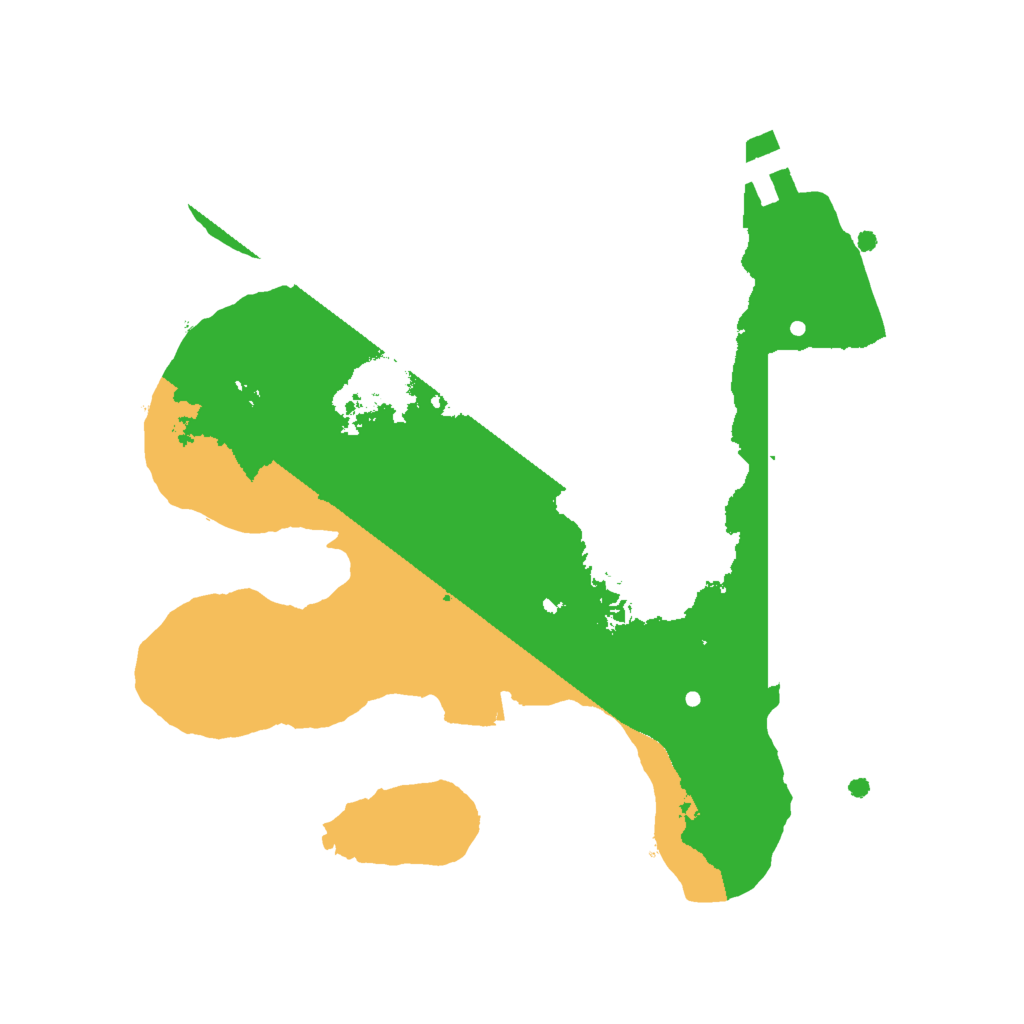 Biome Rust Map: Procedural Map, Size: 2000, Seed: 1007673587