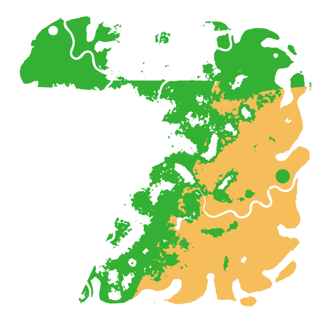 Biome Rust Map: Procedural Map, Size: 6000, Seed: 15643