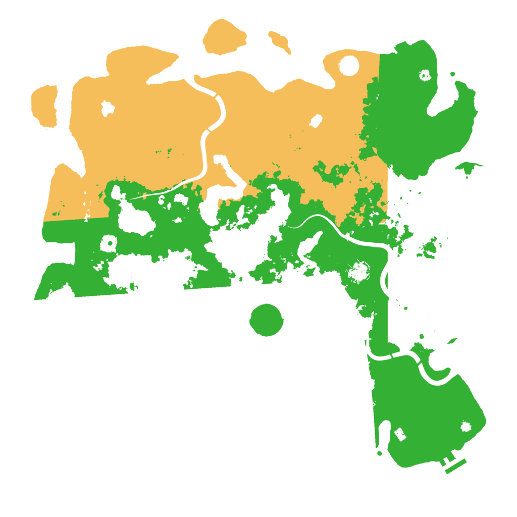 Biome Rust Map: Procedural Map, Size: 4500, Seed: 65431684