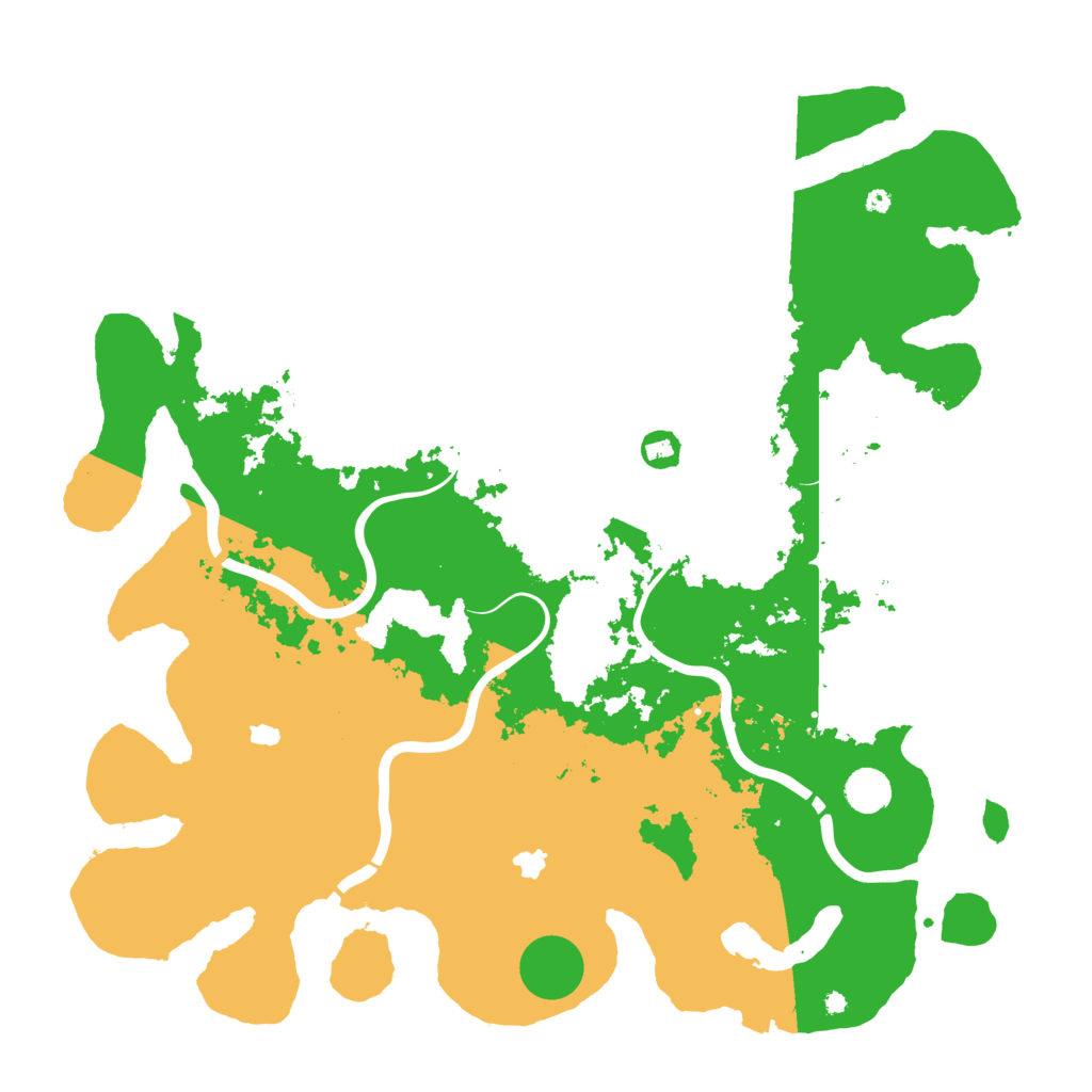 Biome Rust Map: Procedural Map, Size: 4500, Seed: 131051234
