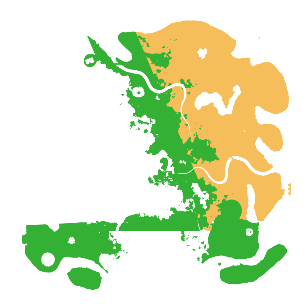Biome Rust Map: Procedural Map, Size: 4000, Seed: 599812386