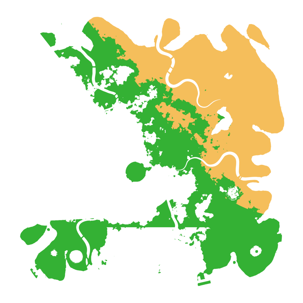 Biome Rust Map: Procedural Map, Size: 4250, Seed: 1289664105