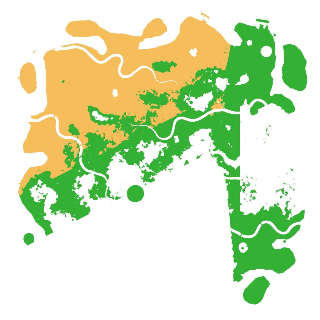 Biome Rust Map: Procedural Map, Size: 5000, Seed: 762237