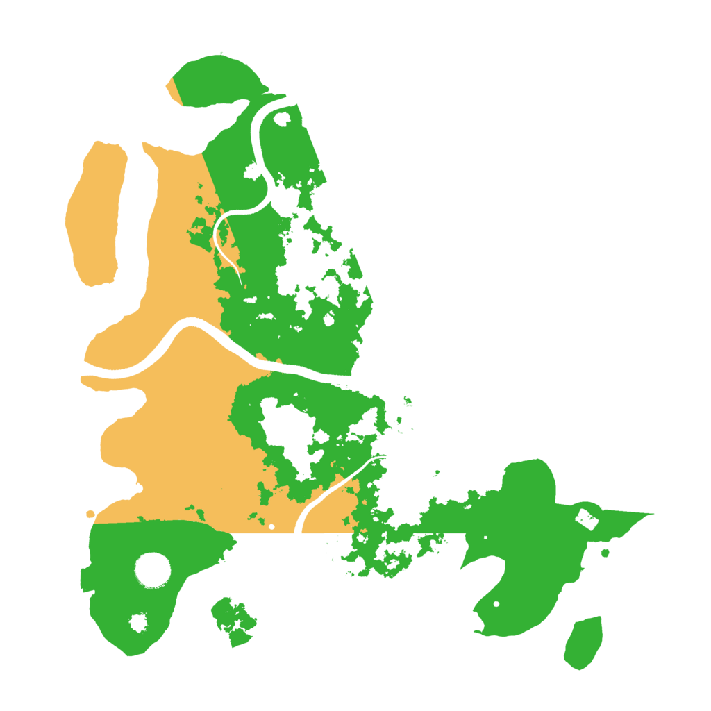 Biome Rust Map: Procedural Map, Size: 3500, Seed: 806056442