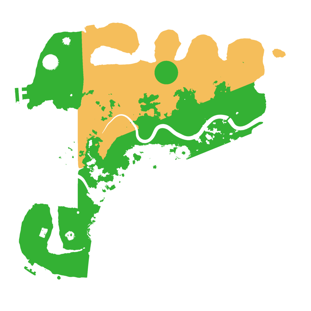 Biome Rust Map: Procedural Map, Size: 3500, Seed: 715444299