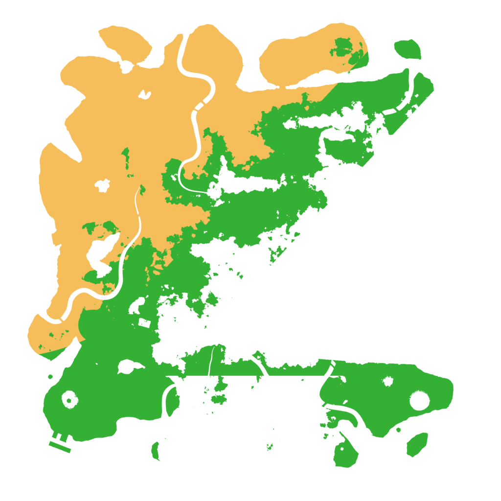 Biome Rust Map: Procedural Map, Size: 4500, Seed: 691913674