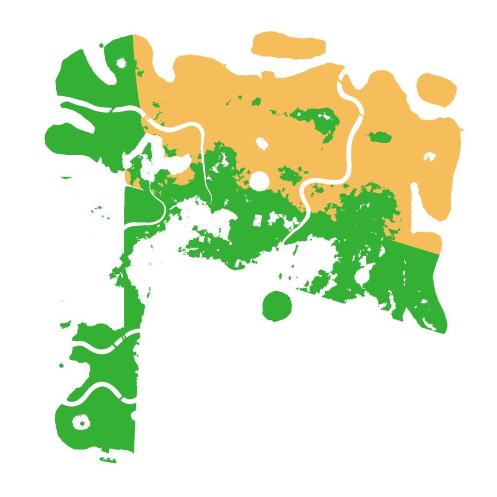 Biome Rust Map: Procedural Map, Size: 4500, Seed: 12244