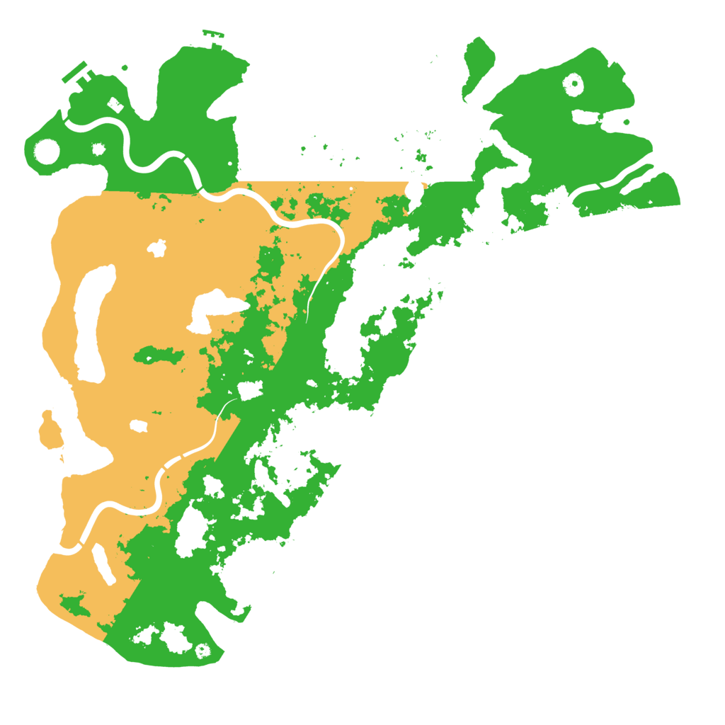 Biome Rust Map: Procedural Map, Size: 5000, Seed: 34655980