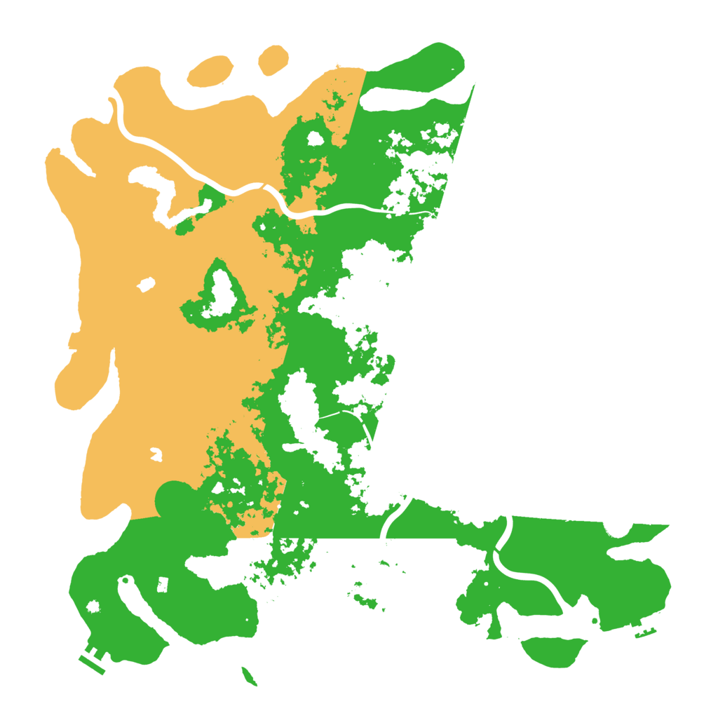 Biome Rust Map: Procedural Map, Size: 5000, Seed: 52545856