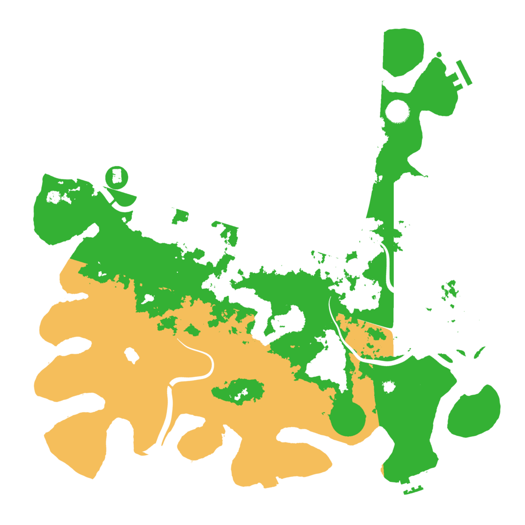 Biome Rust Map: Procedural Map, Size: 4000, Seed: 1341200