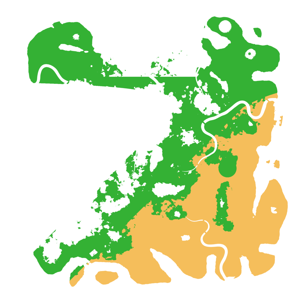 Biome Rust Map: Procedural Map, Size: 4500, Seed: 123371124