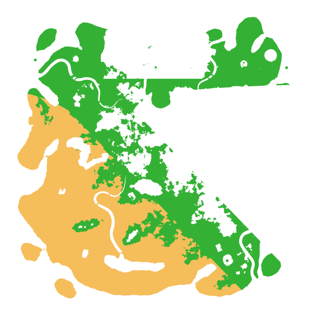 Biome Rust Map: Procedural Map, Size: 4500, Seed: 1381078978