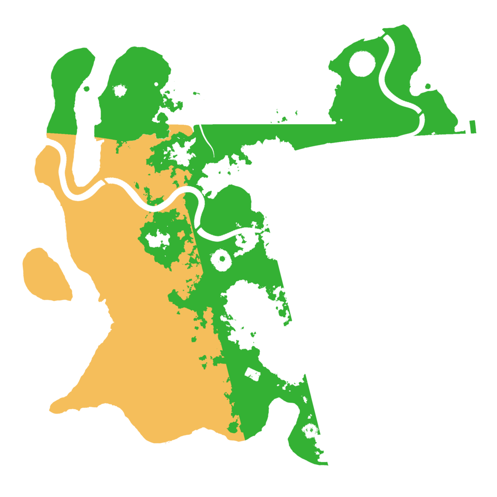 Biome Rust Map: Procedural Map, Size: 3600, Seed: 333081