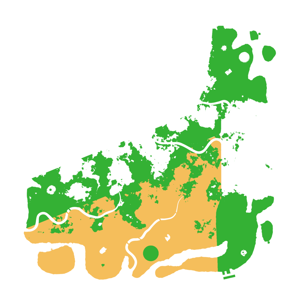 Biome Rust Map: Procedural Map, Size: 5000, Seed: 558527263