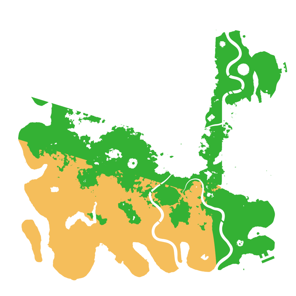 Biome Rust Map: Procedural Map, Size: 4500, Seed: 985845211