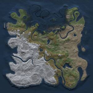 Thumbnail Rust Map: Procedural Map, Size: 4250, Seed: 1773101057, 15 Monuments