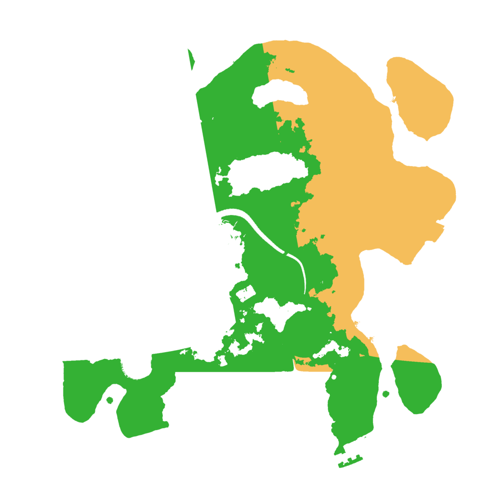 Biome Rust Map: Procedural Map, Size: 3000, Seed: 14463