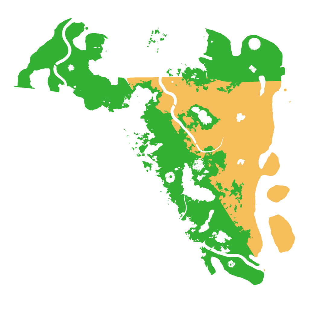 Biome Rust Map: Procedural Map, Size: 4500, Seed: 991971283