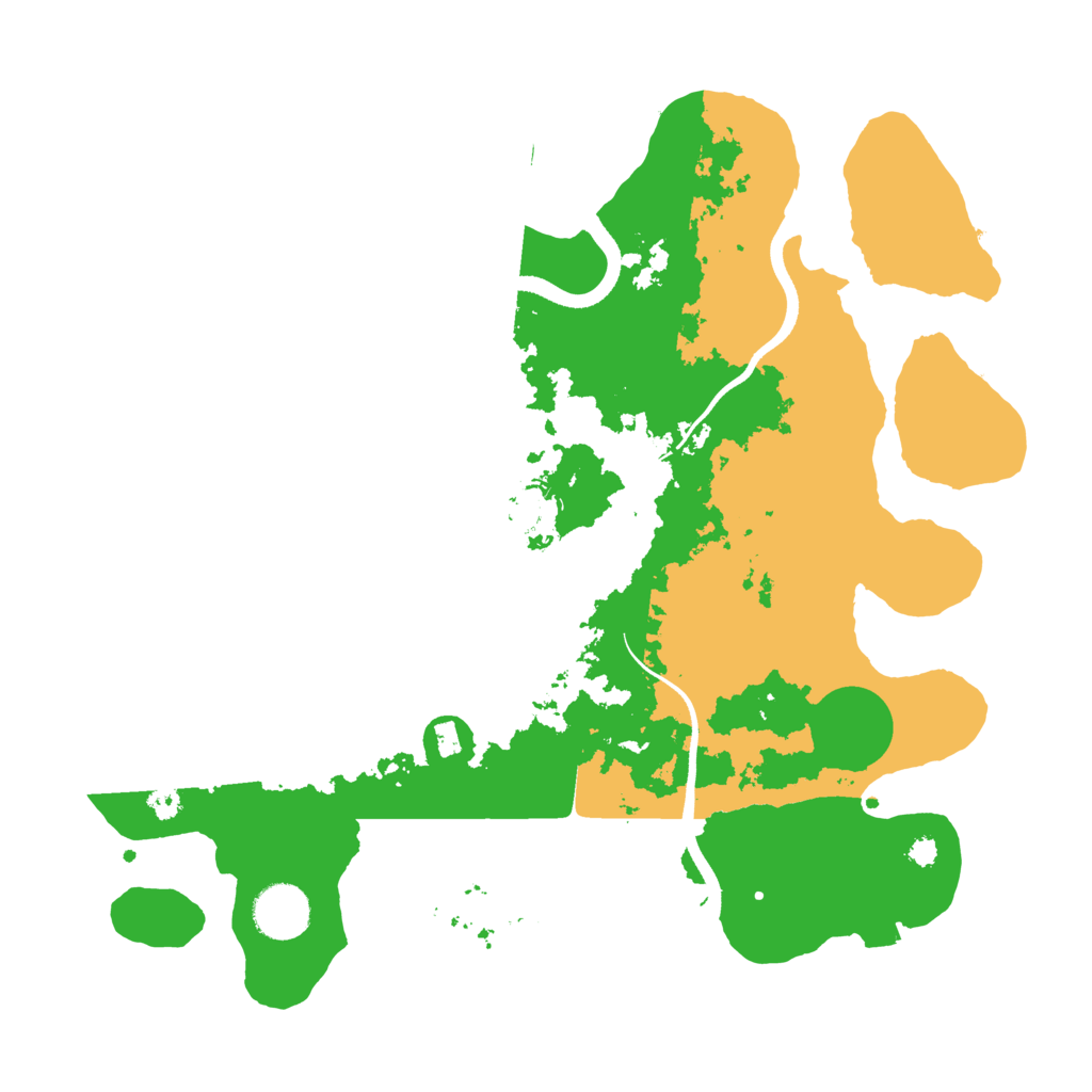 Biome Rust Map: Procedural Map, Size: 3500, Seed: 1862632462