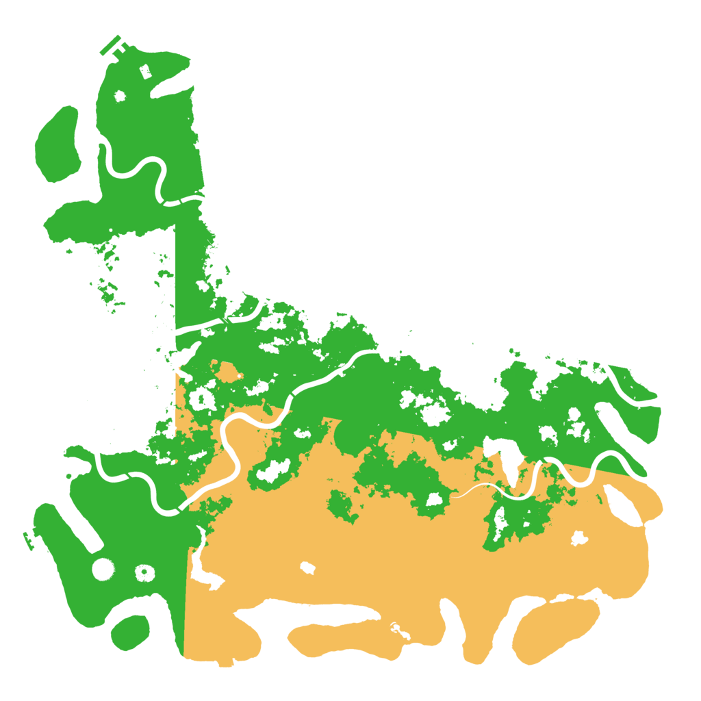 Biome Rust Map: Procedural Map, Size: 5500, Seed: 1414430645