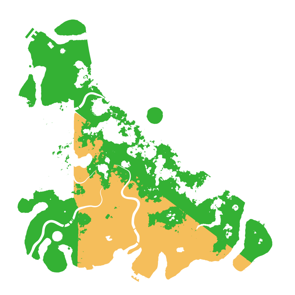 Biome Rust Map: Procedural Map, Size: 5000, Seed: 1219506584