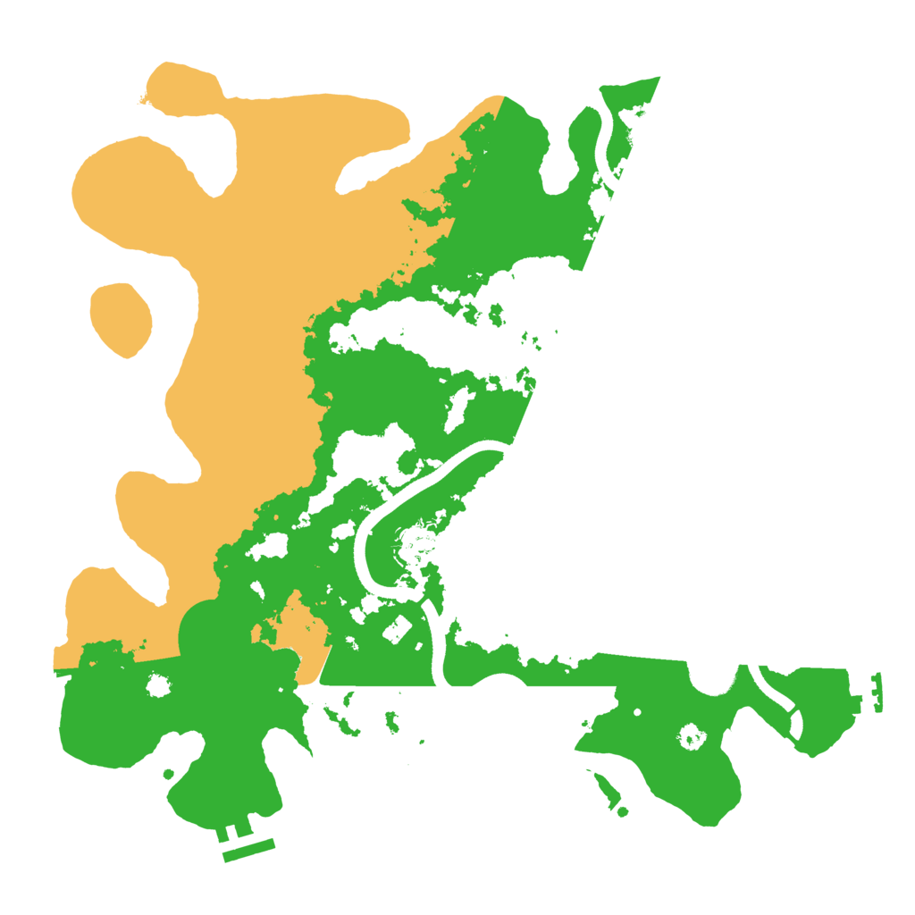 Biome Rust Map: Procedural Map, Size: 3500, Seed: 487739589