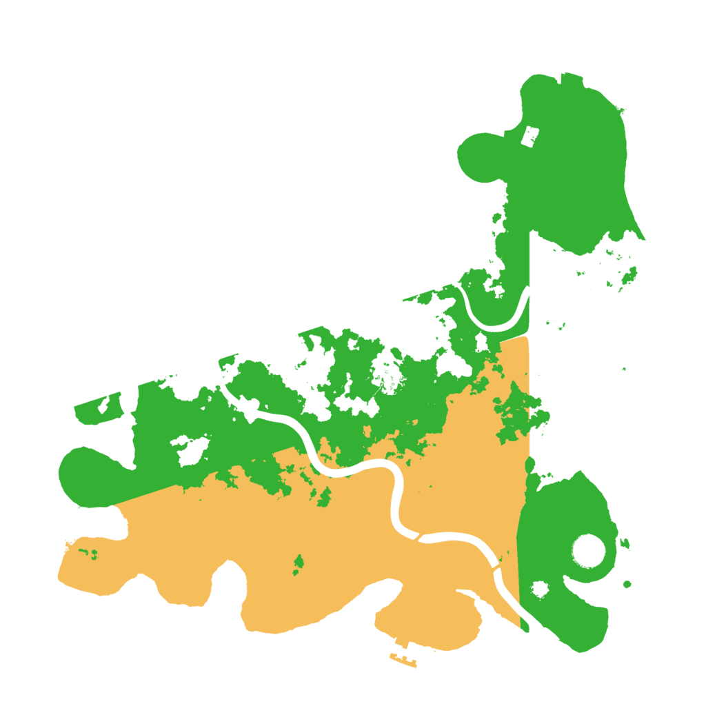 Biome Rust Map: Procedural Map, Size: 3750, Seed: 285647505