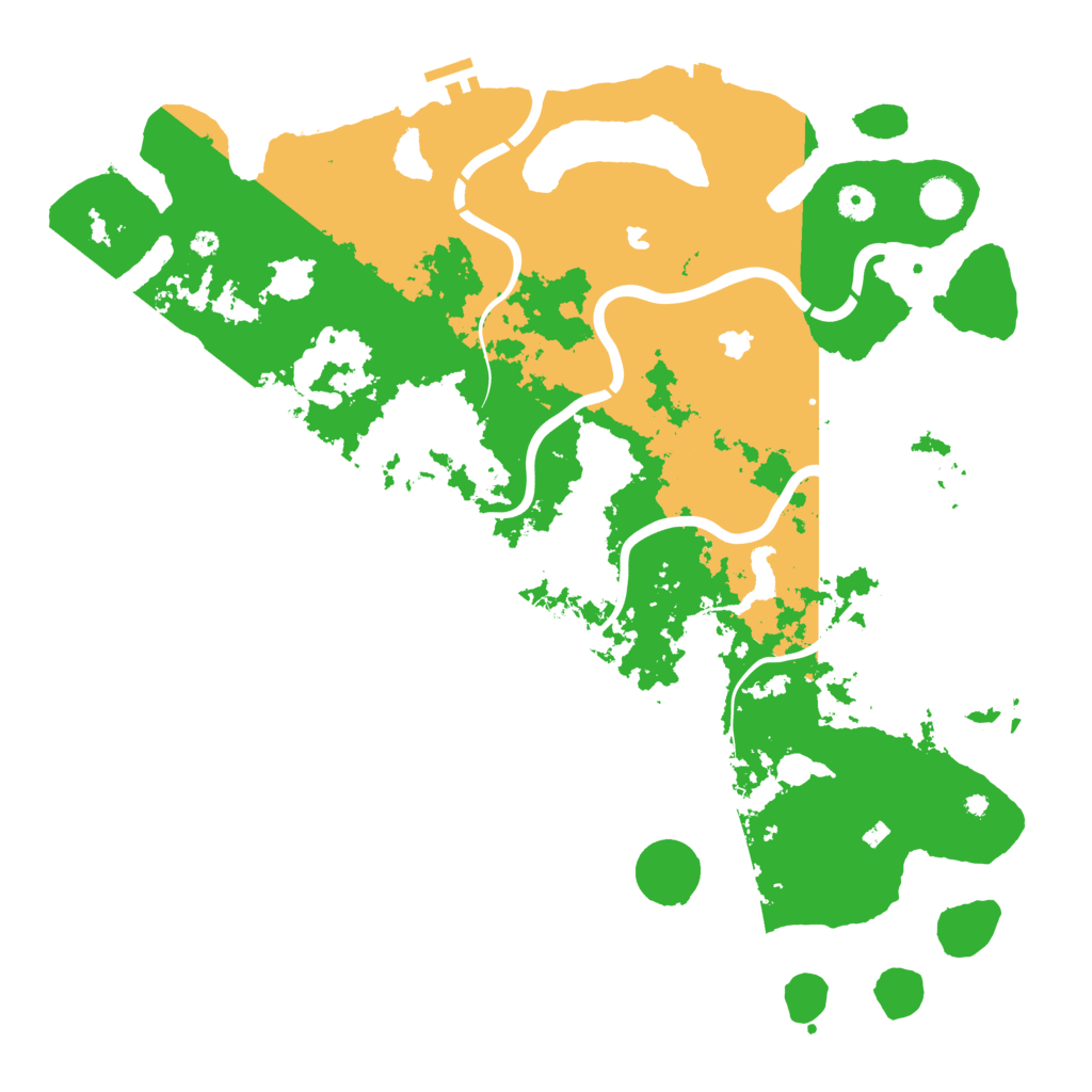 Biome Rust Map: Procedural Map, Size: 4500, Seed: 1357942068
