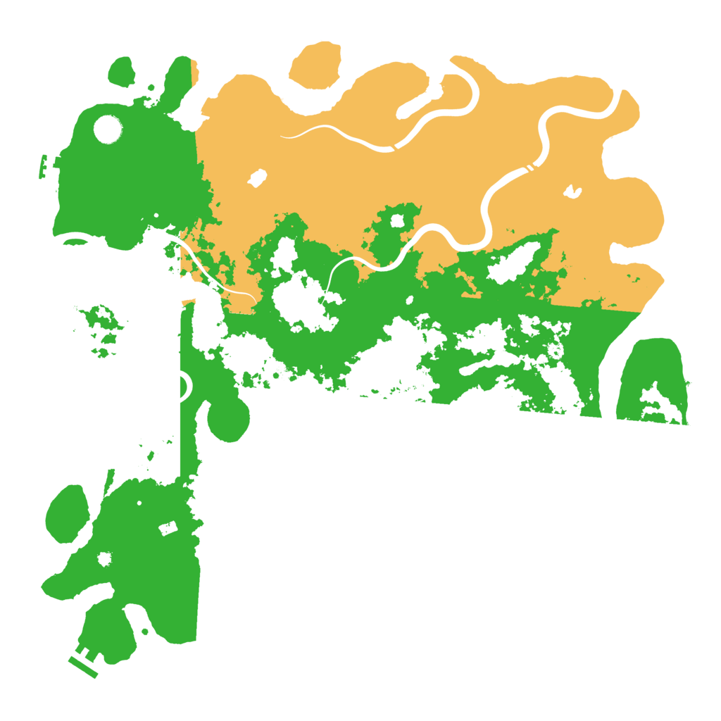 Biome Rust Map: Procedural Map, Size: 4500, Seed: 1371135602