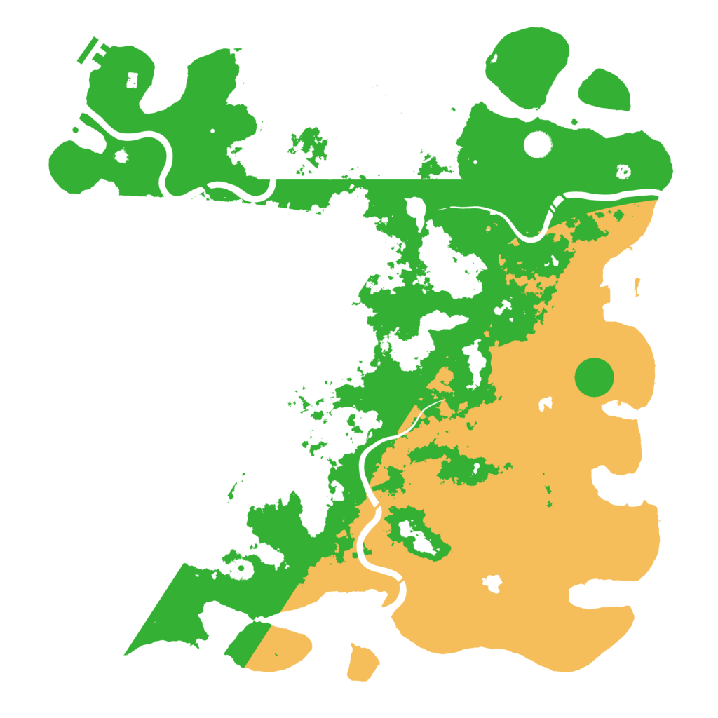 Biome Rust Map: Procedural Map, Size: 4842, Seed: 4873234