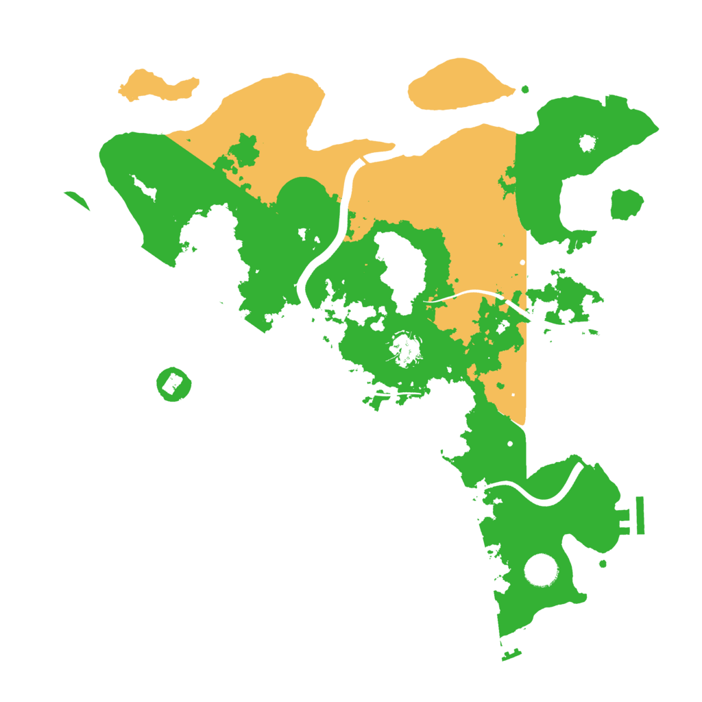 Biome Rust Map: Procedural Map, Size: 3750, Seed: 706284