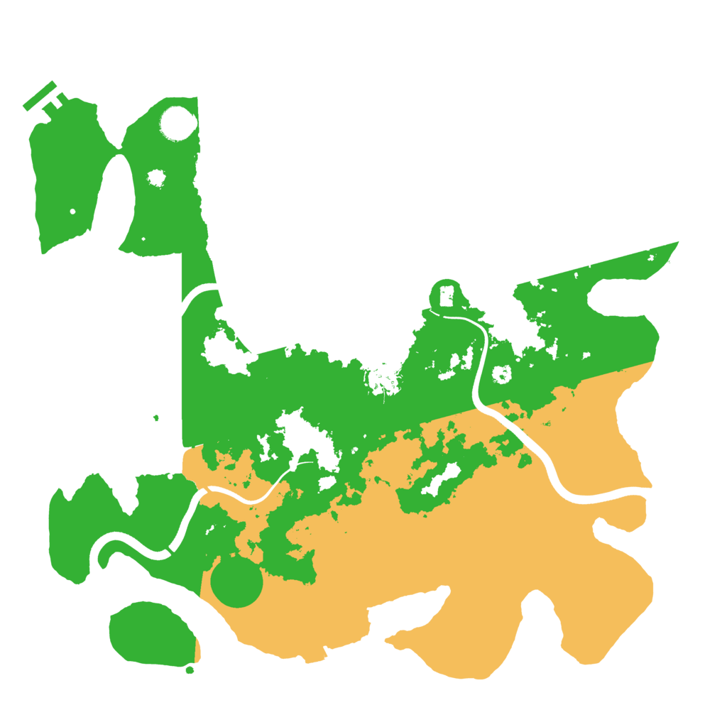 Biome Rust Map: Procedural Map, Size: 3750, Seed: 397925220