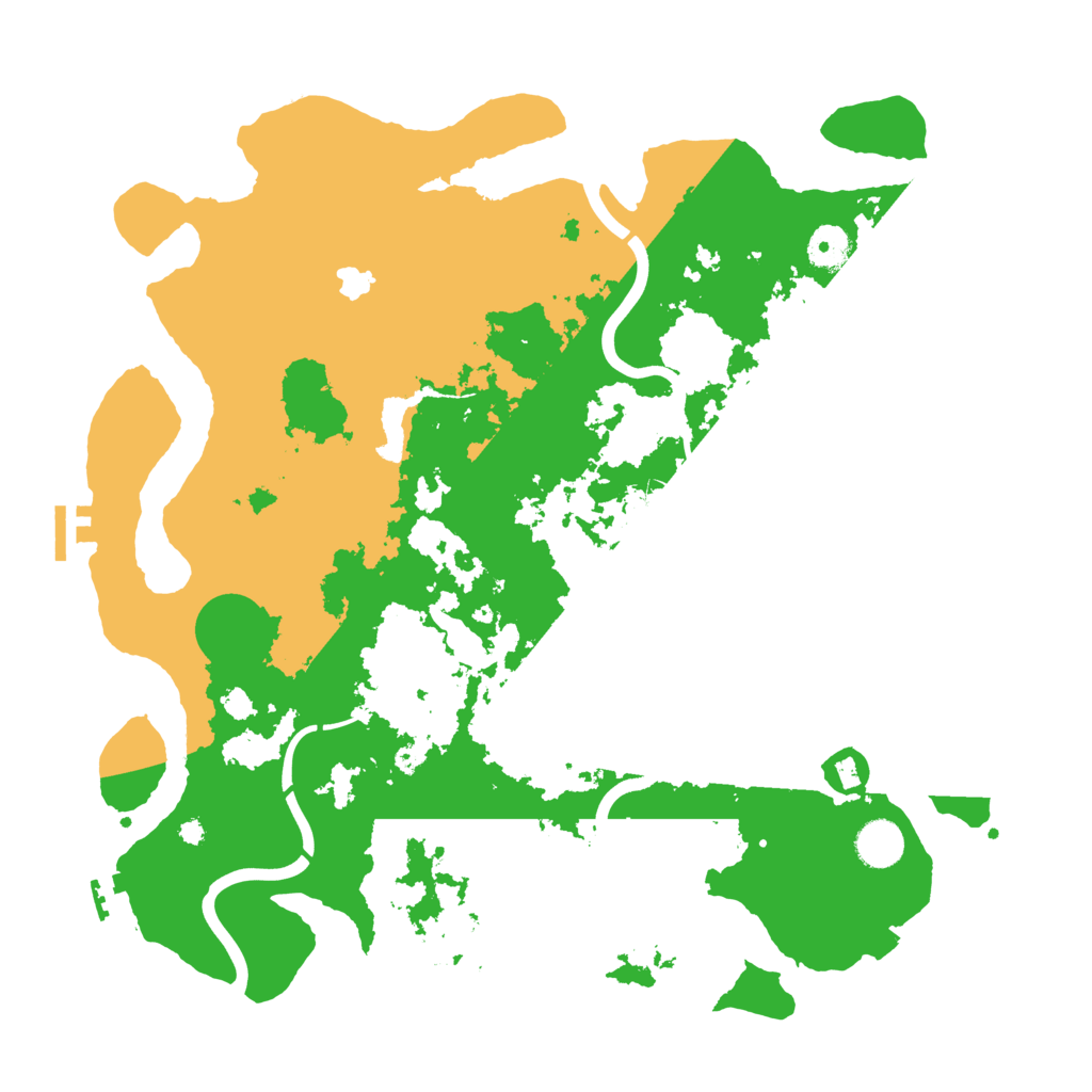 Biome Rust Map: Procedural Map, Size: 4000, Seed: 6052025